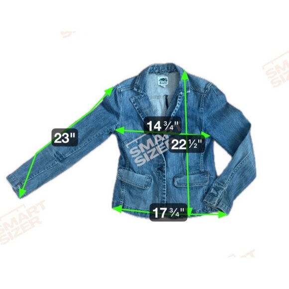 Roots Denim Blazer Jacket Womens Medium Lightweight Casual Wear - Picture 7 of 7